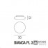 Vistosi BIANCA PP 30 E27 BC — Потолочный накладной светильник BIANCA