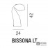 Vistosi BISSONA LT G9 BC BC — Настольный светильник BISSONA