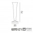 Vistosi GOTO LT G E27 BC — Настольный светильник GOTO