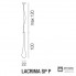 Vistosi LACRIMA SP P E27 BC NI — Потолочный подвесной светильник LACRIMA