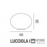 Vistosi LUCCIOLA LT G E27 BC NI — Настольный светильник LUCCIOLA