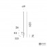 Wever & Ducre 370184K3 — Настенный накладной светильник FINLIN 1.0