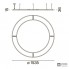 XAL 059-5281637P — Потолочный подвесной светильник TASK Circle Suspended
