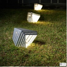 Zava Dadi F Medium Aluminum Grey outdoor — Уличный напольный светильник