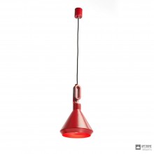 Zava Driyos 3 S Carmine red Black rayon — Потолочный подвесной светильник