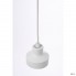 Zava Nox S Pure white White rayon — Потолочный подвесной светильник