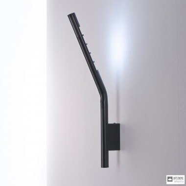 Zava Tube Small A Jet black — Настенный накладной светильник