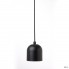 Zava Vox S Jet black Black rayon — Потолочный подвесной светильник