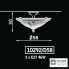 Zonca 10292 D58 108 VS — Светильник потолочный накладной Liberty