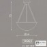 Zonca 30883 102 BS — Светильник потолочный подвесной Essenza
