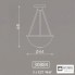 Zonca 30884 102 BS — Светильник потолочный подвесной Essenza