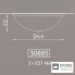 Zonca 30885 106 BS — Светильник потолочный накладной Essenza