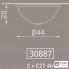 Zonca 30887 106 BS — Светильник потолочный накладной Essenza