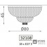 Zonca 32108 102 SWE — Светильник потолочный накладной Icona