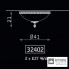 Zonca 32402 111 BIS — Светильник потолочный накладной Impero