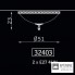 Zonca 32403 111 BIS — Светильник потолочный накладной Impero