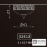 Zonca 32412 102 BS — Светильник потолочный накладной Barocca
