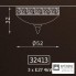 Zonca 32413 102 BS — Светильник потолочный накладной Barocca