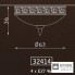 Zonca 32414 102 BS — Светильник потолочный накладной Barocca