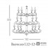 Euroluce Lampadari Barocco L12+12+6 d150 — Потолочный подвесной светильник BAROCCO