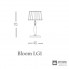 Euroluce Lampadari Bloom LG1 — Настольный светильник BLOOM