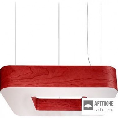 LZF CUAD SM LED DIM0-10V 26 Red — Потолочный подвесной светильник Cuad Club