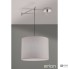 Orion DL 7-621 1 chrom (1xE27) — Потолочный накладной светильник Fula Ceiling Light with white shade, chrome finish