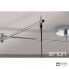 Orion DL 7-621 1 chrom (1xE27) — Потолочный накладной светильник Fula Ceiling Light with white shade, chrome finish