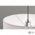 Orion DL 7-621 1 chrom (1xE27) — Потолочный накладной светильник Fula Ceiling Light with white shade, chrome finish