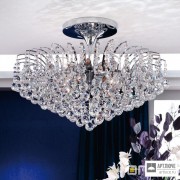 Orion DLU 2324 10 72 chrom klar (10xE27) — Потолочный накладной светильник KRISTALL KLASSISCH ceiling light, 10 lamps, chrome plated, clear crystal