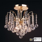 Orion DLU 2324 3 42 gold (3xE14) — Потолочный накладной светильник KRISTALL KLASSISCH ceiling light, 3 lamps, 24K gold plated, clear crystal