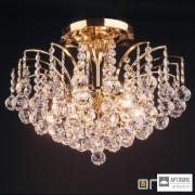 Orion DLU 2324 6 52 gold (6xE14) — Потолочный накладной светильник KRISTALL KLASSISCH ceiling light, 6 lamps, 24K gold plated, clear crystal