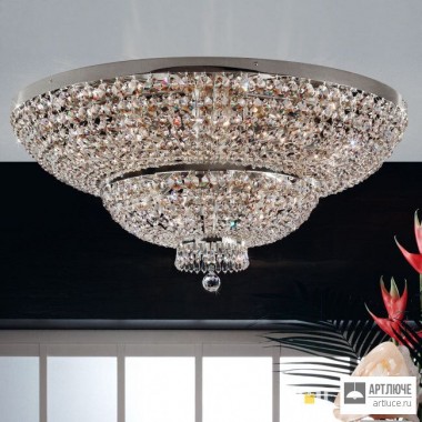 Orion DLU 2388 18 120 chrom (18xE27) — Потолочный накладной светильник Sheraton ceiling light, 120cm, chrome finish