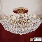 Orion DLU 2410 6 55 gold — Потолочный накладной светильник KRISTALL KLASSISCH ceiling light, 6 lamps, 24K gold plated with crystal balls