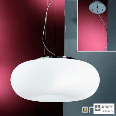 Orion HL 6-1687 5 chrom opal (5xE27) — Потолочный подвесной светильник Blanc Pendant Light with 5 lampholders and opal glass