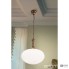 Orion HL 6-987 Patina 330 opal matt — Потолочный подвесной светильник Wiener Nostalgie pendant light, 33cm, antique brass finish, matt opal glass