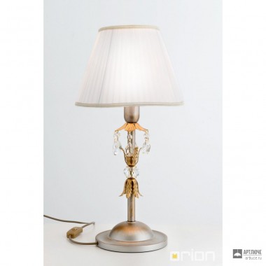 Orion LA 4-1164 1 silber-gold Schirm weiss — Настольный светильник Miramare table lamp, silver-gold finish, 1 lamp, with white shade