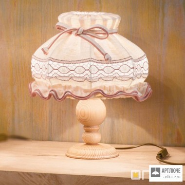 Orion LA 4K 29 mittel + Schirm 29cm rose — Настольный светильник Kitz Table Lamp with shade, medium size, rose decor