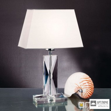 Orion LA 4K 451 02 007 chrom (1xE27) — Настольный светильник Genau Table Lamp with acrylic body and shade, chrome finish