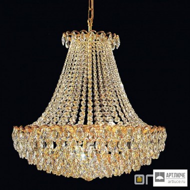 Orion LU 2257 8 60 gold Spectra (8xE27) — Потолочный подвесной светильник classic empire crystal chandelier, dia. 60cm, 24K gold plated