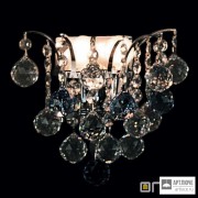 Orion LU 2324 3 42 chrom blau (3xE14) — Потолочный подвесной светильник KRISTALL KLASSISCH chandelier, 3 lamps, chrome plated, clear+blue crystal