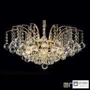 Orion LU 2324 6 52 gold (6xE14) — Потолочный подвесной светильник KRISTALL KLASSISCH chandelier, 6 lamps, 24K gold plated, clear crystal