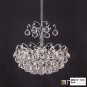 Orion LU 2410 4 40 chrom — Потолочный подвесной светильник KRISTALL KLASSISCH chandelier, 4 lamps, chrome plated with crystal balls