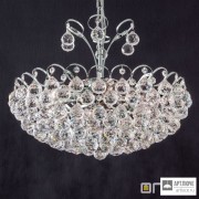 Orion LU 2410 6 55 chrom — Потолочный подвесной светильник KRISTALL KLASSISCH chandelier, 6 lamps, chrome plated with crystal balls