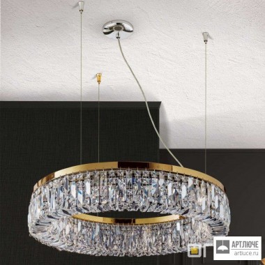 Orion LU 2411 6 60 gold (6xE14) — Потолочный подвесной светильник Ring chandelier, 60cm, 24K gold plated