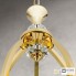 Orion LU 2412 5 gold 4463 gold (Strass) — Потолочный подвесной светильник Avala Chandelier, 5 lamps, 24K gold plated and gold shades