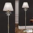 Orion Stl 12-1151 3 silber-gold Schirm weiss — Напольный светильник Miramare floor lamp, silver-gold finish with white shade