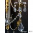 Orion WA 2-1305 2 silber-gold (2xE14) — Настенный накладной светильник Miramare wall light, silver-gold finish, 2 lamps, without shades