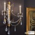 Orion WA 2-1305 2 silber-gold (2xE14) — Настенный накладной светильник Miramare wall light, silver-gold finish, 2 lamps, without shades