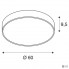 SLV 1001898 — Потолочный накладной светильник MEDO 60